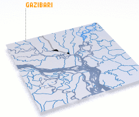 3d view of Gāzībāri