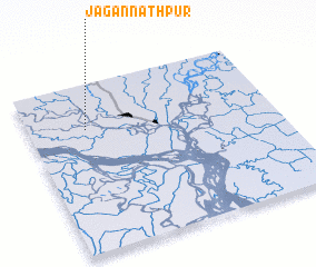 3d view of Jagannāthpur