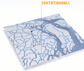3d view of South Tiākhāli