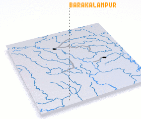 3d view of Bara Kālāmpur