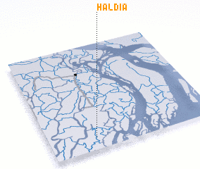 3d view of Haldia