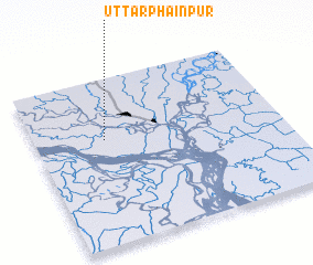 3d view of Uttar Phainpur