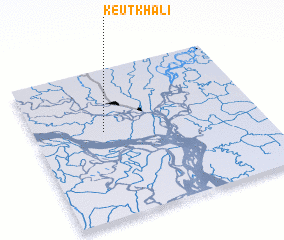 3d view of Keutkhāli