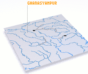 3d view of Ghanasyāmpur