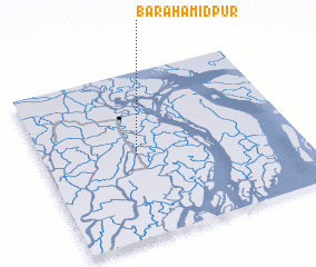 3d view of Bara Hāmidpur