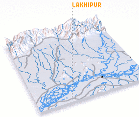 3d view of Lakhipur