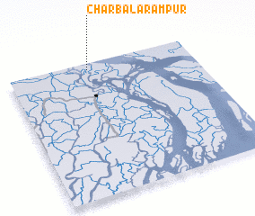 3d view of Char Balarampur