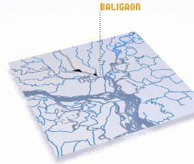 3d view of Bāligaon