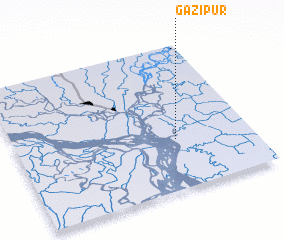 3d view of Gāzipur