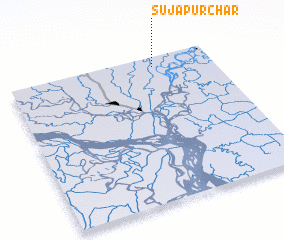 3d view of Sujapur Char