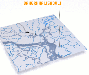 3d view of Bāher Khalisāduli