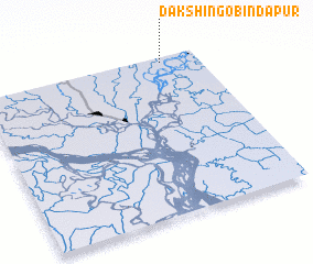 3d view of Dakshin Gobindapur