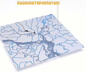 3d view of Raghunāthpur Nayāni