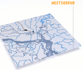 3d view of West Serpur