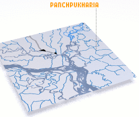 3d view of Pānch Pukharia