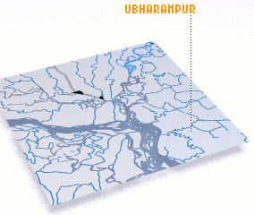 3d view of Ubhārāmpur
