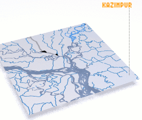 3d view of Kāzimpur