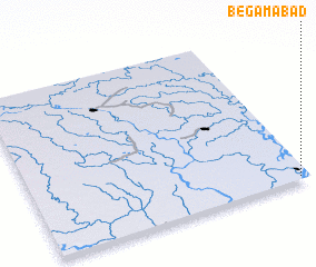 3d view of Begamābād