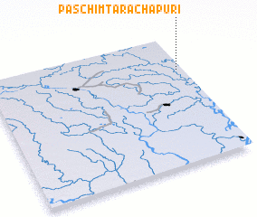 3d view of Paschim Tārāchāpuri