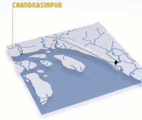 3d view of Chānd Kāsimpur