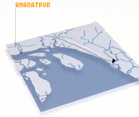 3d view of Amānatpur