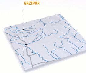 3d view of Gāzipur