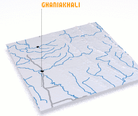 3d view of Ghaniākhāli