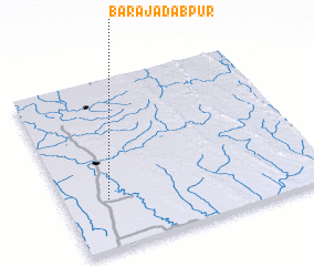 3d view of Bara Jādabpur