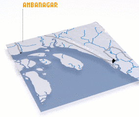 3d view of Ambānagar