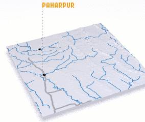 3d view of Pahārpur