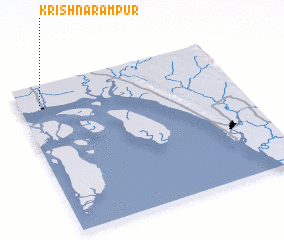 3d view of Krishnarāmpur