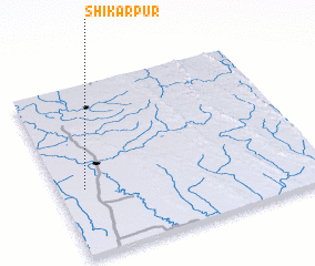 3d view of Shikārpur