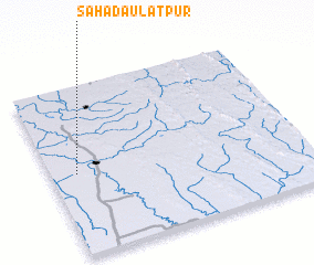 3d view of Sāhādaulatpur