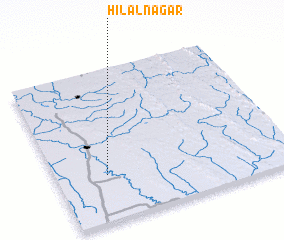 3d view of Hilālnagar