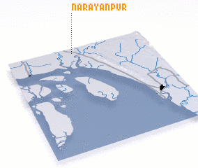 3d view of Nārāyanpur