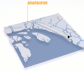 3d view of Anandīpur