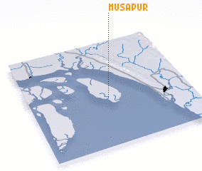 3d view of Musāpur