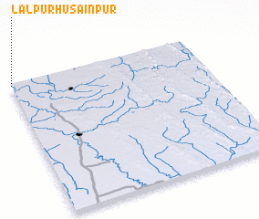 3d view of Lālpur Husainpur