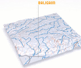 3d view of Bāligaon