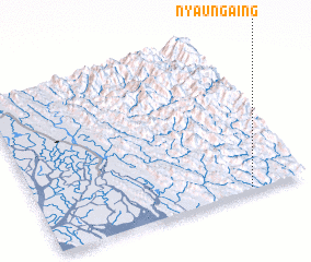 3d view of Nyaung Aing