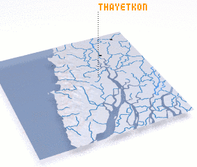 3d view of Thayetkôn