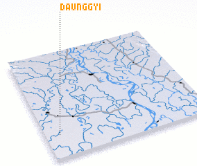 3d view of Daunggyi