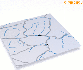 3d view of Sizim-Aksy