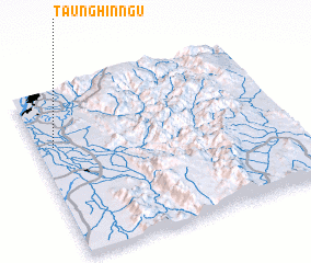 3d view of Taung Hin-ngu