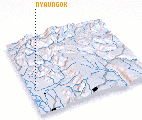 3d view of Nyaung-ok