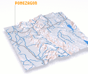 3d view of Pomezagon