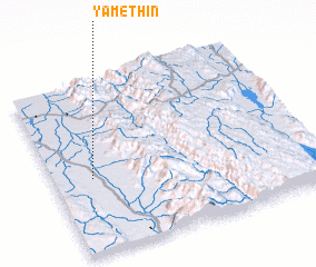 3d view of Yamethin