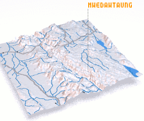 3d view of Mwedaw Taung