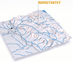 3d view of Maungto Atet