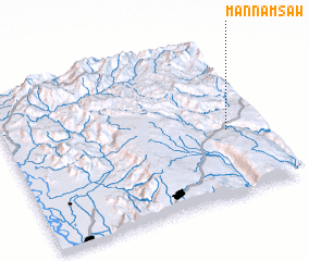 3d view of Mān Namsaw